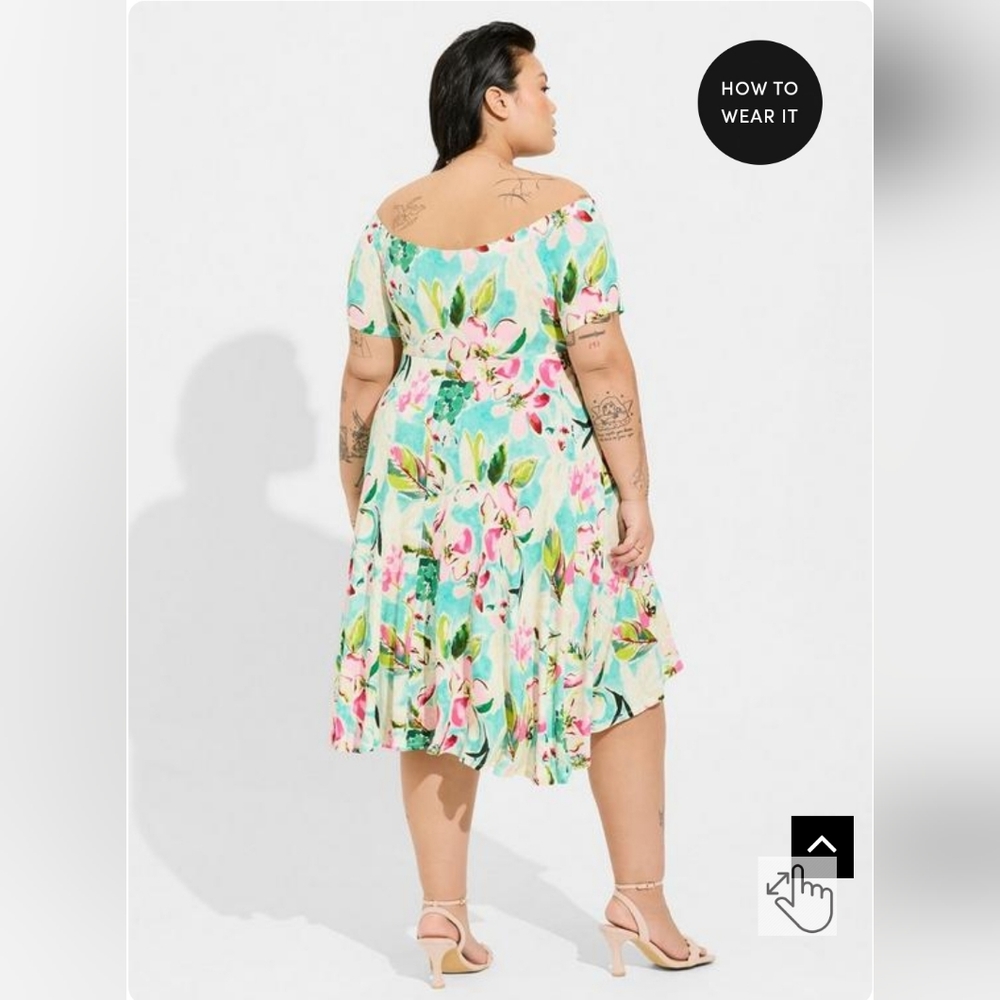 Torrid Mini Skater Dress - Picture 3 of 4